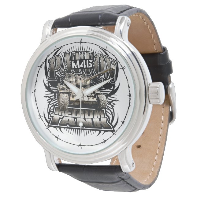 Reloj De Pulsera Vigilancia de eWatch de Patton Watch M46 (Angular)