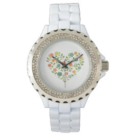 Reloj De Pulsera Vigilancia de flor cardíaca