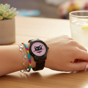 Reloj De Pulsera Vigilancia de gatos planetarios