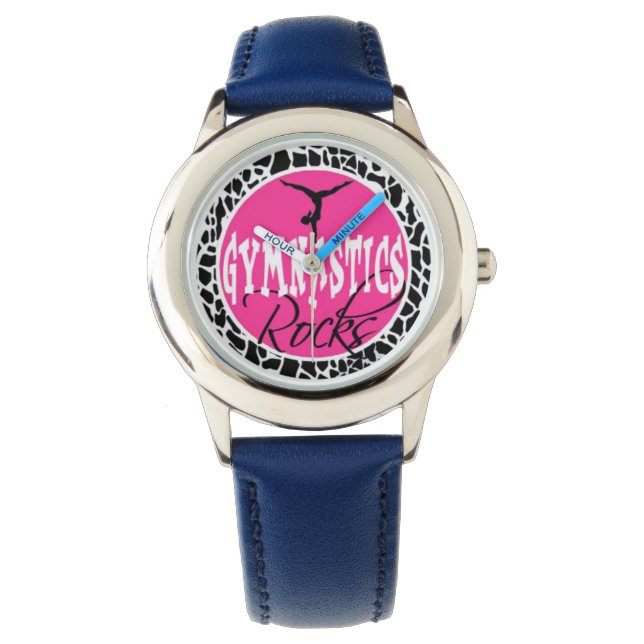 Reloj De Pulsera Vigilancia de gimnasia de chicas (Anverso)
