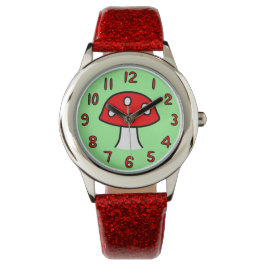 Reloj De Pulsera Vigilancia de hongos rojos (niño)