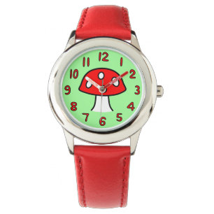 Reloj De Pulsera Vigilancia de hongos rojos (niño)
