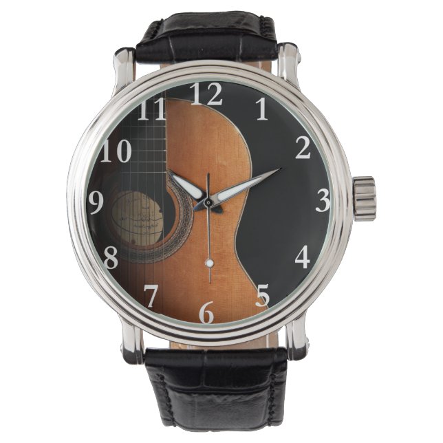 Reloj De Pulsera Vigilancia de instrumentos musicales de guitarra a (Anverso)