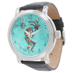 Reloj De Pulsera Vigilancia de Kokopelli del Suroeste