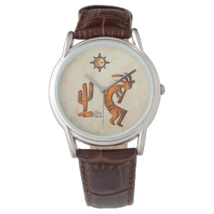 Reloj De Pulsera Vigilancia de Kokopelli del Suroeste