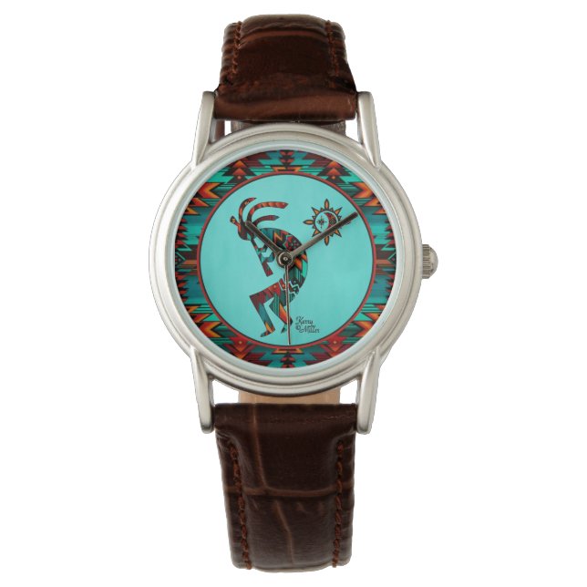 Reloj De Pulsera Vigilancia de Kokopelli del Suroeste (Anverso)