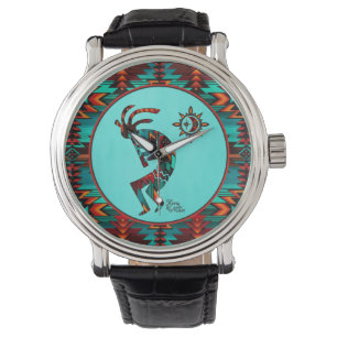 Reloj De Pulsera Vigilancia de Kokopelli del Suroeste