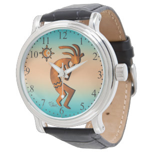 Reloj De Pulsera Vigilancia de Kokopelli del Suroeste