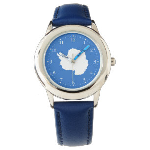 Reloj De Pulsera Vigilancia de la Bandera Antártica Patriótica