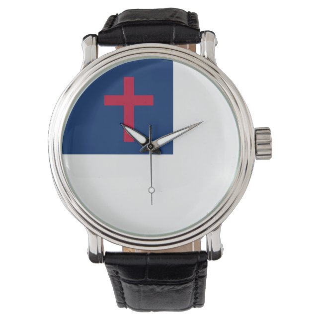 Reloj De Pulsera Vigilancia de la bandera cristiana (Anverso)