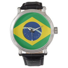 Reloj De Pulsera Vigilancia de la bandera de Brasil