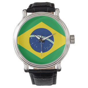 Reloj De Pulsera Vigilancia de la bandera de Brasil