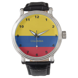 Reloj De Pulsera Vigilancia de la bandera de Colombia