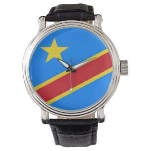 Reloj De Pulsera Vigilancia de la bandera de la República Democrá