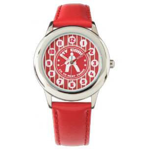 Reloj De Pulsera Vigilancia de la cita de Goalie en hockey sobre hi