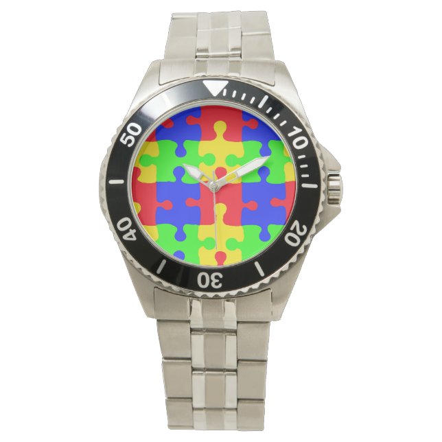 Reloj De Pulsera Vigilancia de la conciencia del autismo (Anverso)
