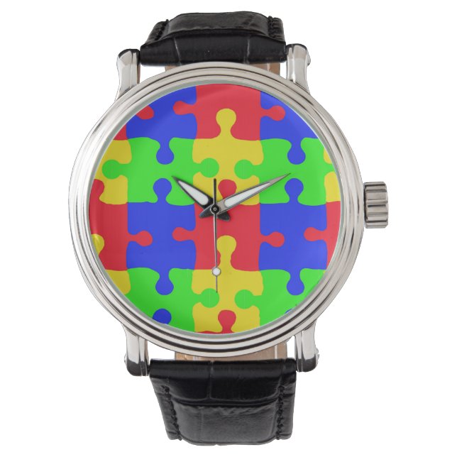 Reloj De Pulsera Vigilancia de la conciencia del autismo (Anverso)