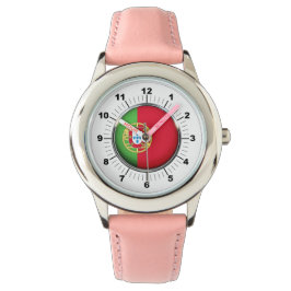Reloj De Pulsera Vigilancia de la correa de cuero rosa de la bander