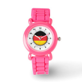 Reloj De Pulsera Vigilancia de la correa del Purpurina rosa de la b