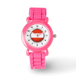 Reloj De Pulsera Vigilancia de la correa del Purpurina rosa de la b
