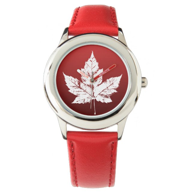 Reloj De Pulsera Vigilancia de la escritura canadiense de recuerdo  (Anverso)