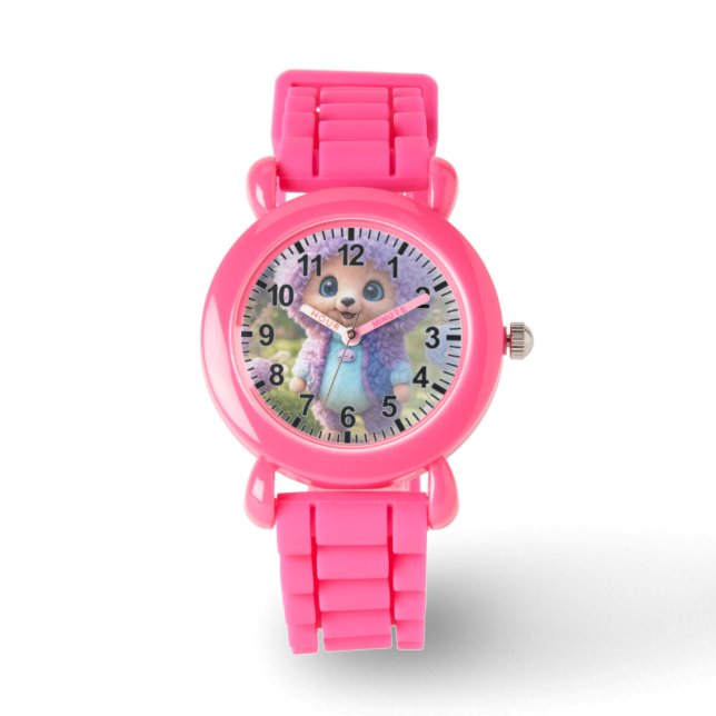 Reloj De Pulsera Vigilancia de la escritura con diseño de muñecas p (Anverso)