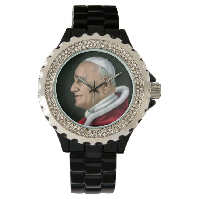 Reloj De Pulsera Vigilancia de la Escritura - Papa Juan XXIII (Anverso)