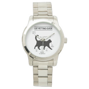 Reloj De Pulsera Vigilancia de la guía de petabilidad de gato (impr