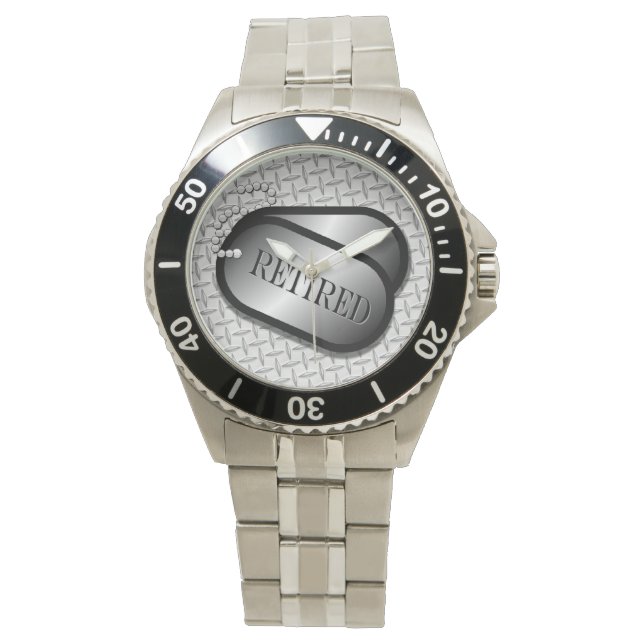 Reloj De Pulsera Vigilancia de la jubilación de servicios (Anverso)