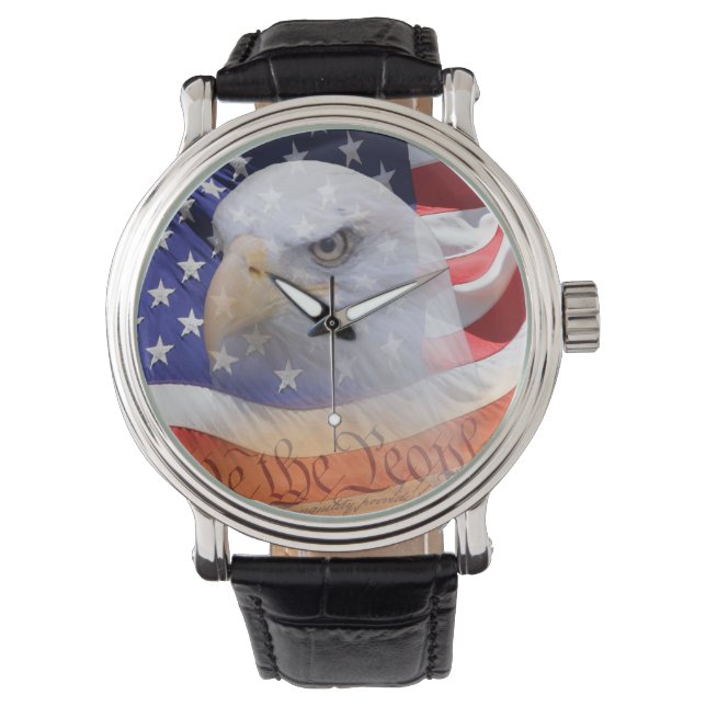 Reloj De Pulsera Vigilancia de la libertad (Anverso)
