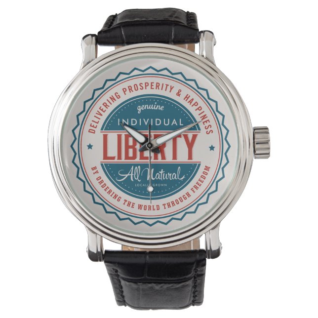 Reloj De Pulsera Vigilancia de la libertad individual (Anverso)