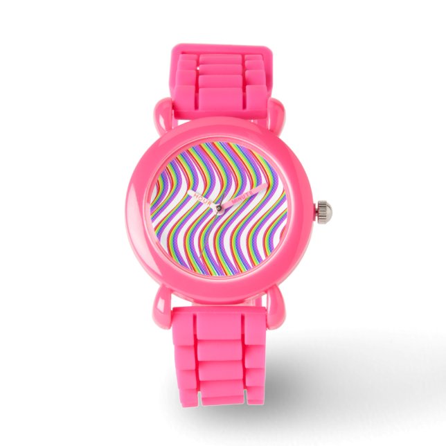 Reloj De Pulsera Vigilancia de la marea arco iris (Anverso)