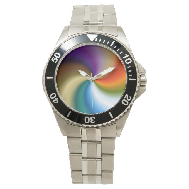 Reloj De Pulsera Vigilancia de la marea arco iris (Anverso)