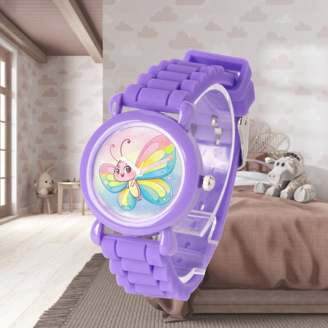 Reloj De Pulsera Vigilancia de la mariposa arco iris (Subido por el creador)
