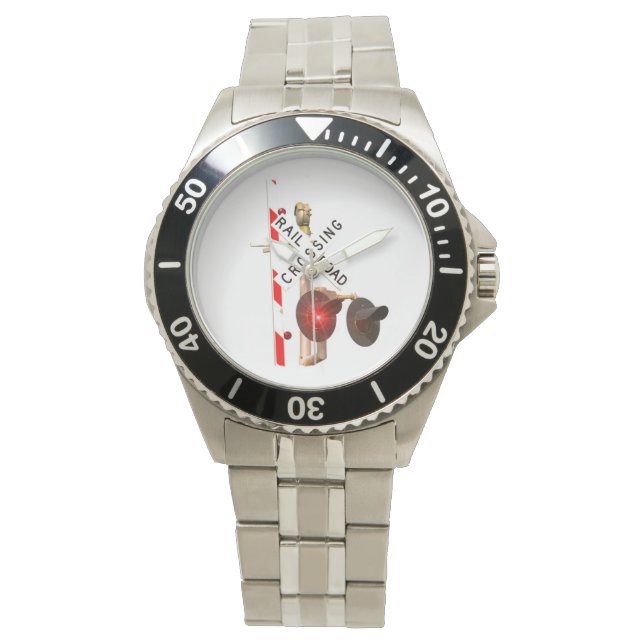 Reloj De Pulsera Vigilancia de la muñeca de la señal de cruce del f (Anverso)