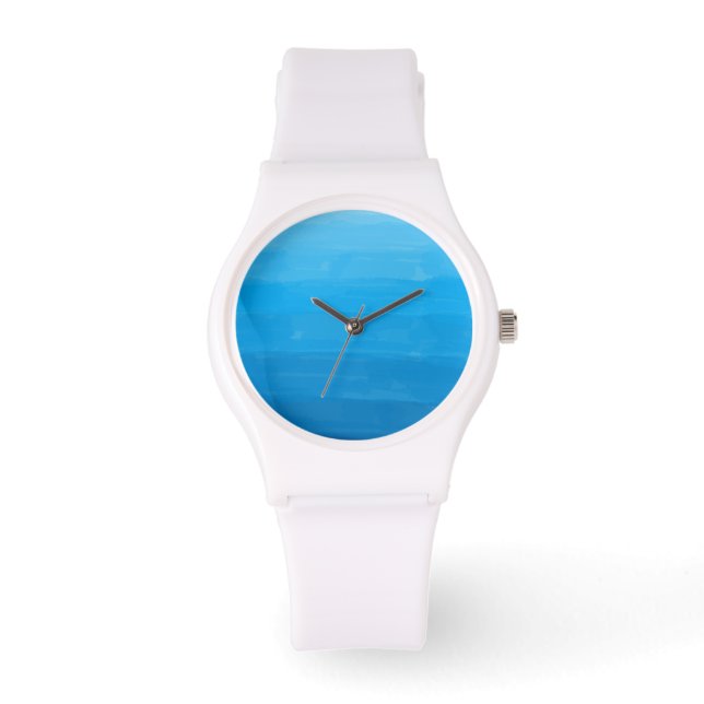 Reloj De Pulsera Vigilancia de la muñeca de Ombre Azul del Océano (Anverso)