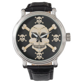 Reloj De Pulsera Vigilancia de la muñeca Skull & Crossbone