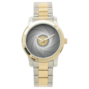 Reloj De Pulsera Vigilancia de la pantalla de barrel de mano