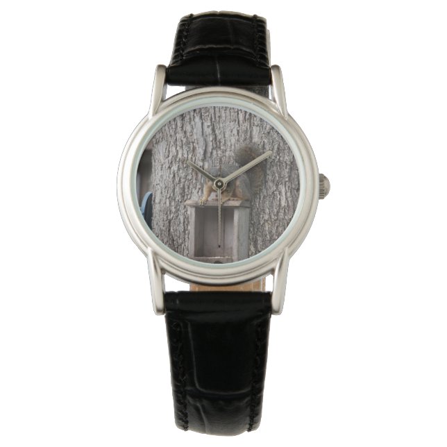 Reloj De Pulsera Vigilancia de las ardillas (Anverso)