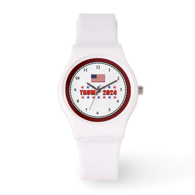 Reloj De Pulsera Vigilancia de las estrellas de Trump 2024 (Anverso)