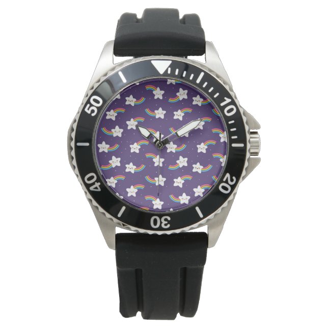 Reloj De Pulsera Vigilancia de las estrellas del arco iris (Anverso)