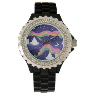 Reloj De Pulsera Vigilancia de las luces del norte