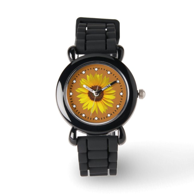 Reloj De Pulsera Vigilancia de las muñecas de girasol (Anverso)