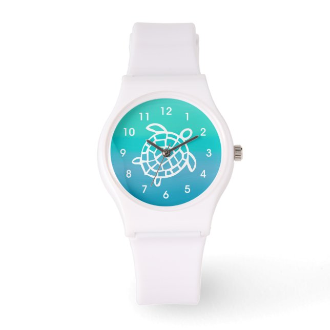 Reloj De Pulsera Vigilancia de las muñecas de las nubes de las tort (Anverso)
