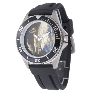 Reloj De Pulsera Vigilancia de los arrecifes de coral azul