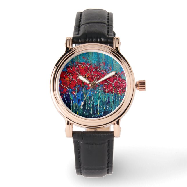 Reloj De Pulsera Vigilancia de los corazones (Anverso)