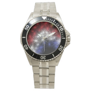 Reloj De Pulsera Vigilancia de los fuegos artificiales de Moe
