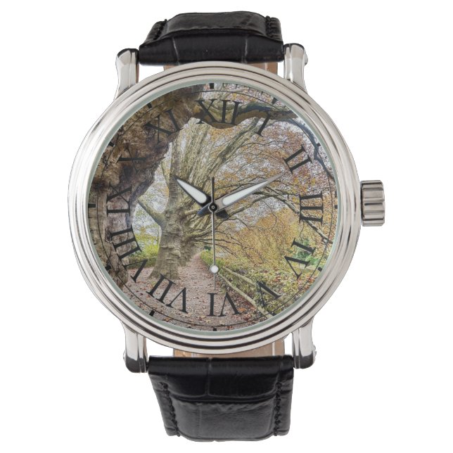 Reloj De Pulsera Vigilancia de los paseos por los bosques (Anverso)