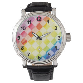 Reloj De Pulsera Vigilancia de los verificadores del arco iris (con