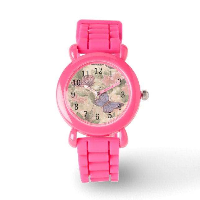Reloj De Pulsera Vigilancia de mariposas (Anverso)